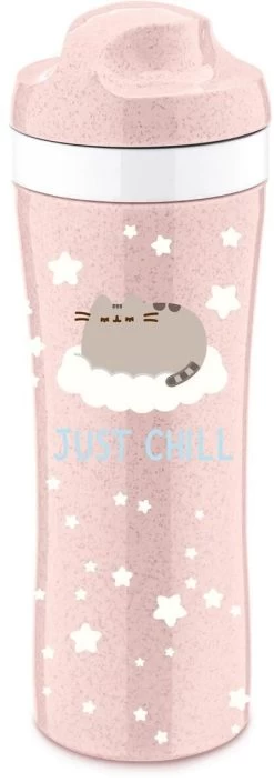 Koziol Oase Trinkflasche, 425ml, Pusheen Stay Cool, Pink