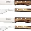 Tramontina Jumbo Steakbesteck, 4-teilig, Braun