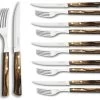 Tramontina Steak/Pizza Besteck-Set, 12-teilig, Braun