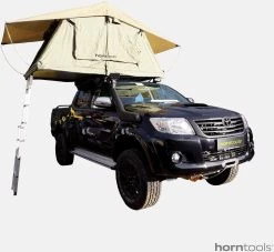 Horntools Dachzelt Trapper Joe Inkl. Vorzelt, 245x126x145cm, Sand 7 Horntools Dachzelt Trapper Joe Inkl. Vorzelt, 245x126x145cm, Sand -Campingausrüstung Geschäft 124373 0 2