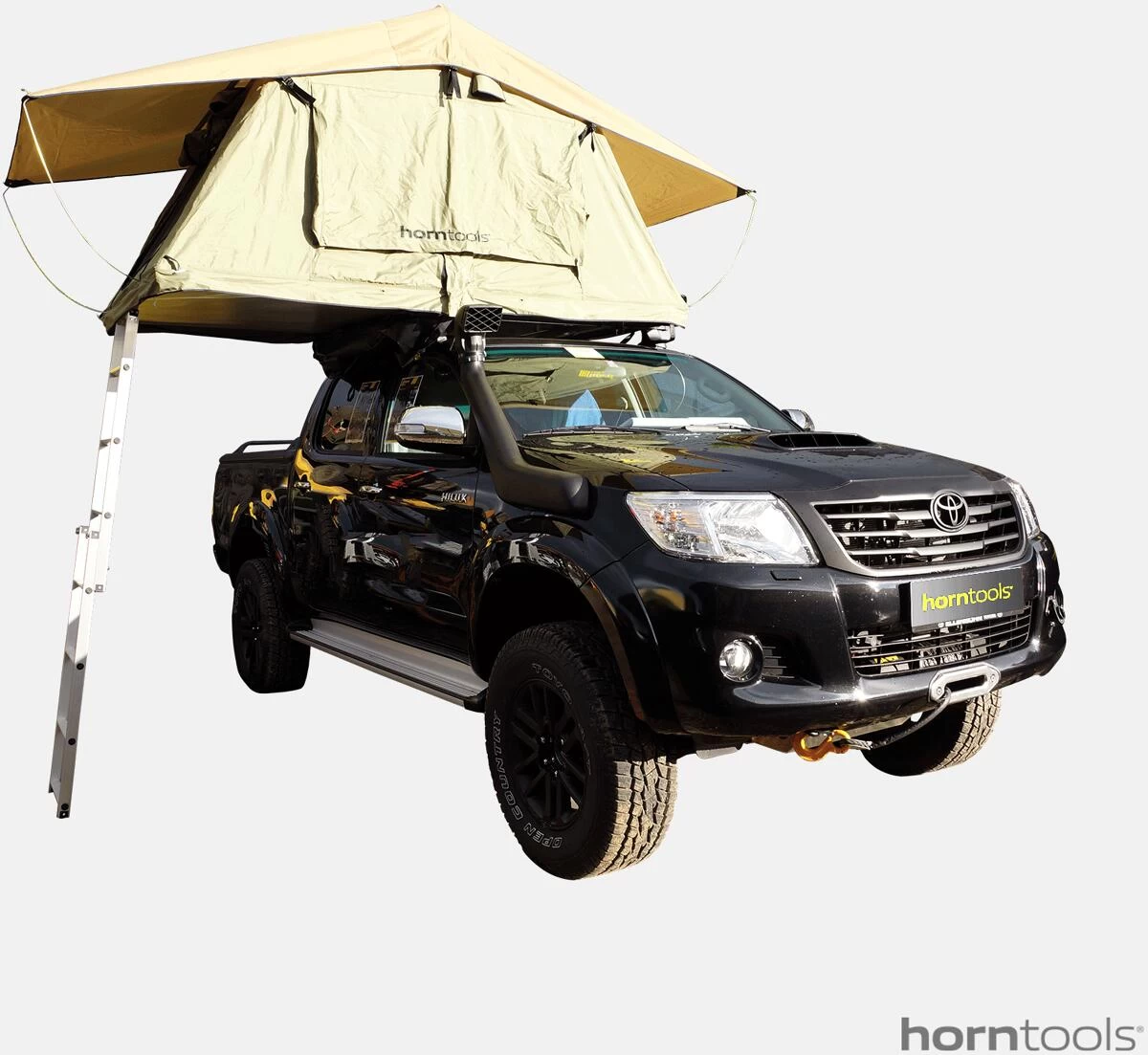 Horntools Trapper Joe Dachzelt, 245x145x126cm, Sandfarben 2 Horntools Trapper Joe Dachzelt, 245x145x126cm, Sandfarben – Bild 2