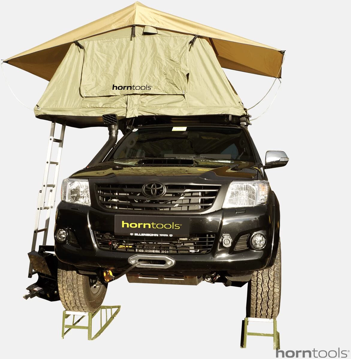 Horntools Trapper Joe Dachzelt, 245x145x126cm, Sandfarben 3 Horntools Trapper Joe Dachzelt, 245x145x126cm, Sandfarben – Bild 3