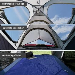 KingCamp Pick Up Zelt, 2-Personen, Schwarz -Campingausrüstung Geschäft 125355 0 2