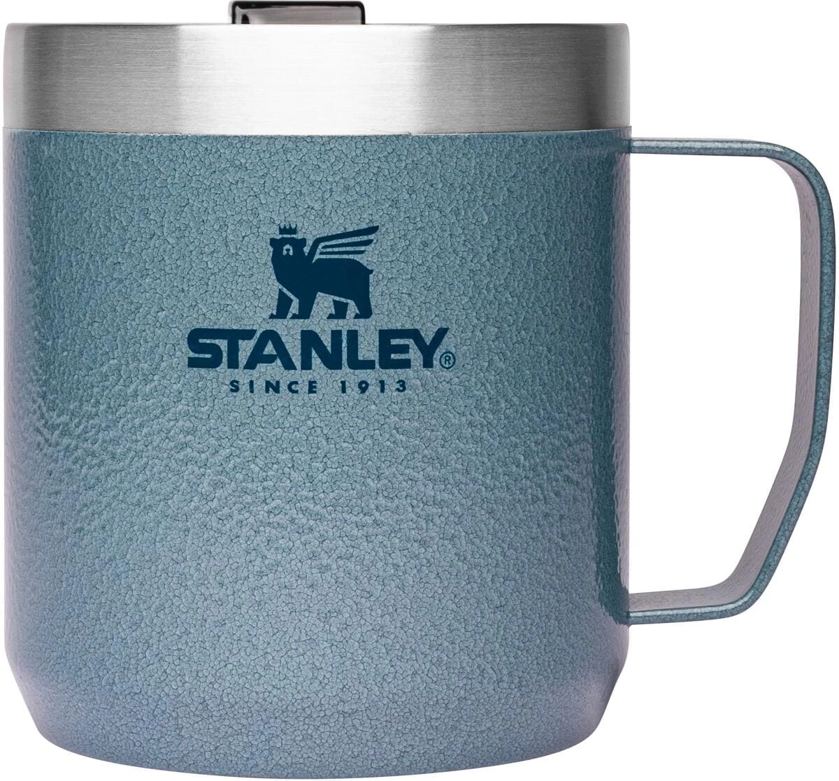 Stanley Classic Camp Mug Vakuumbecher, 354ml, Hammertone Ice 1 Stanley Classic Camp Mug Vakuumbecher, 354ml, Hammertone Ice