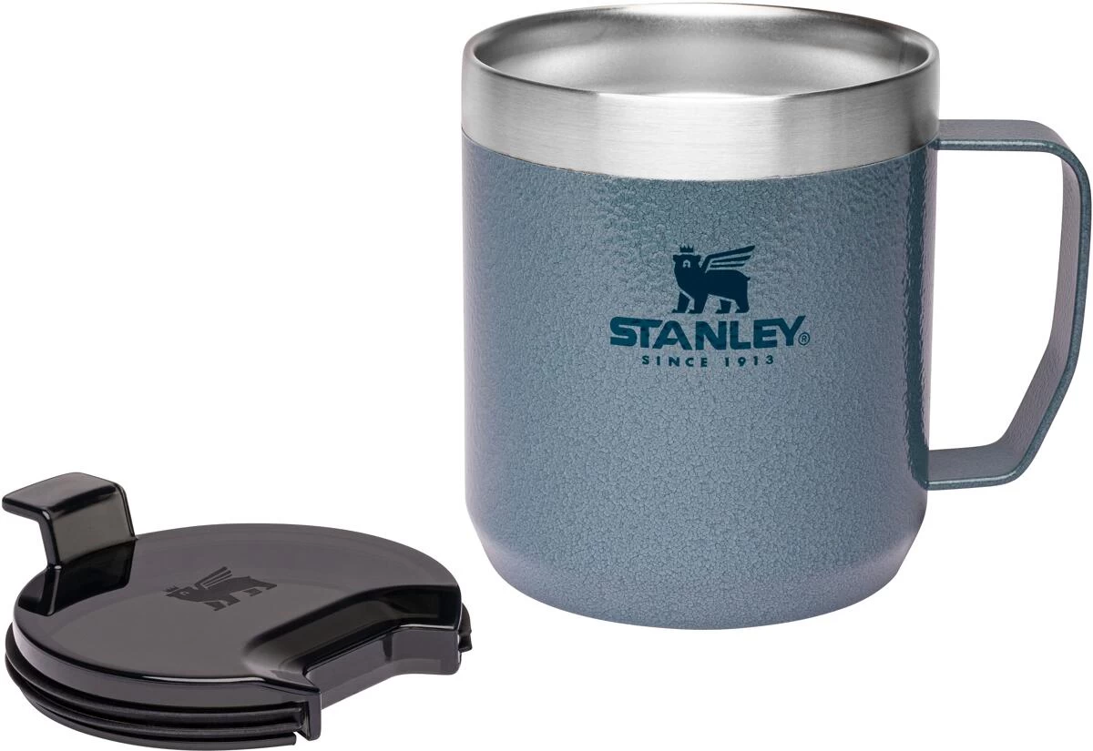 Stanley Classic Camp Mug Vakuumbecher, 354ml, Hammertone Ice 3 Stanley Classic Camp Mug Vakuumbecher, 354ml, Hammertone Ice – Bild 3