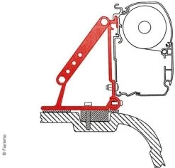 Fiamma F45 Adapter Für VW T5/T6