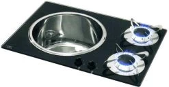 Can PV1360 Kocher-Spülen Kombination, 2-flammig