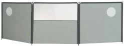 Isabella Flex Windschutz, 460x140cm, Grau