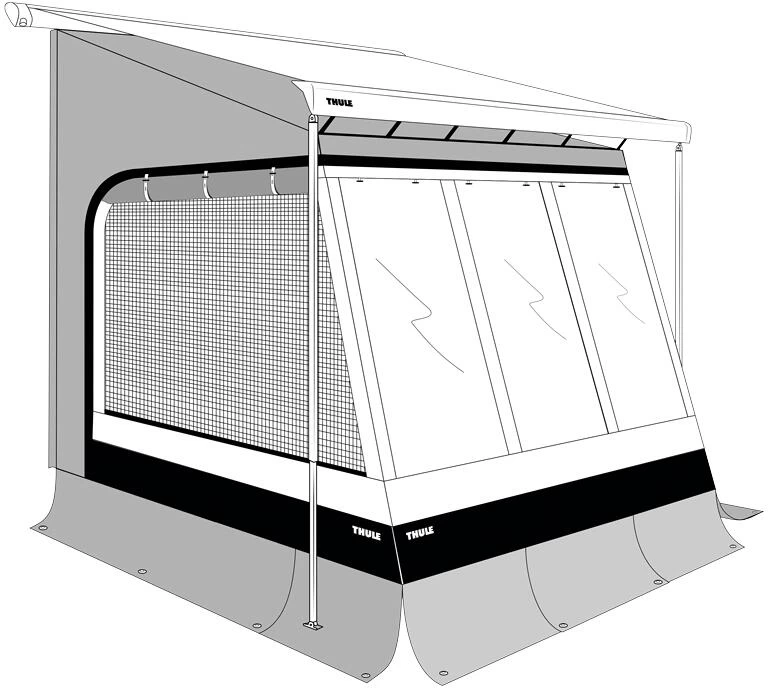 Thule EasyLink Markisenvorzelt 1 Thule EasyLink Markisenvorzelt