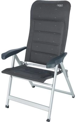 Crespo Deluxe AL/237-DL Campingstuhl, Anthrazit