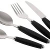 Camp4 Midnight Besteck-Set, 24-teilig, Schwarz