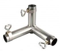 Piper Windschutzgestänge Ø 28mm Eckstück