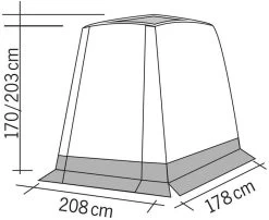 Reimo Trapez Heckzelt Für Minicamper -Campingausrüstung Geschäft 32241 0 2