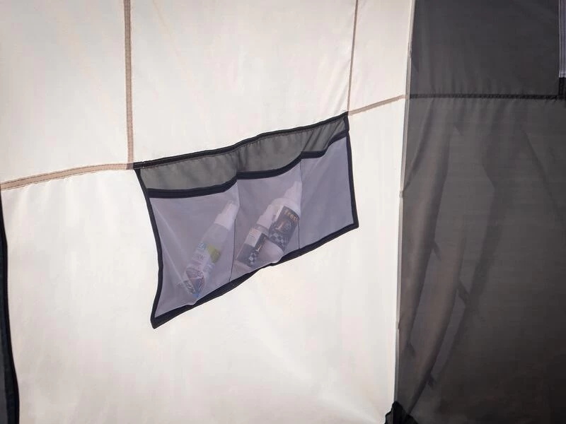 Reimo Duschzelt Campalto 150x150, Grau/anthrazit 3 Reimo Duschzelt Campalto 150x150, Grau/anthrazit – Bild 3