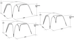 Outwell Summer Lounge Pavillon 25 Outwell Summer Lounge Pavillon -Campingausrüstung Geschäft 3303 11