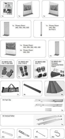 Fiamma Privacy-Room F45 Markisenvorzelt Basis-Modul -Campingausrüstung Geschäft 3489 4