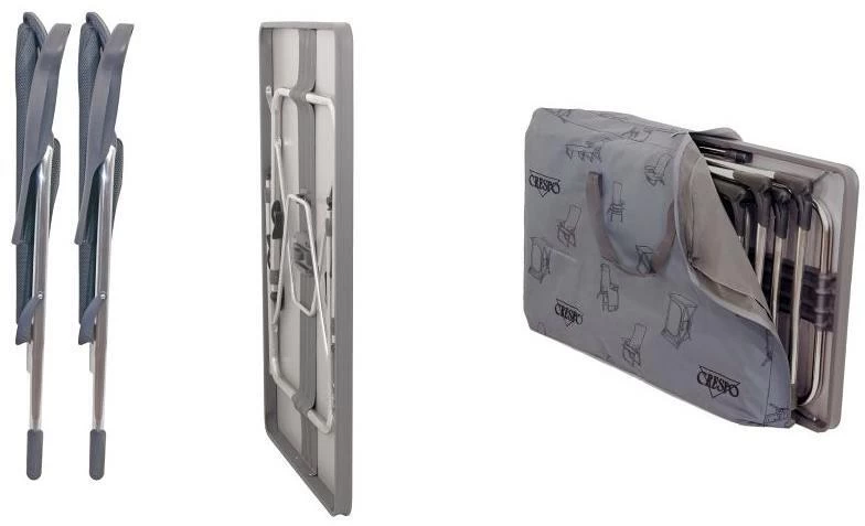 Crespo Valencia Stuhl- Und Tischset, Ungepolstert, Anthrazit 2 Crespo Valencia Stuhl- Und Tischset, Ungepolstert, Anthrazit – Bild 2