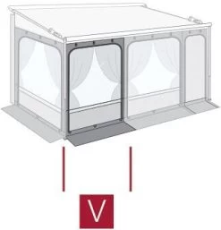 Fiamma Caravanstore ZIP XL Frontwand-Erweiterung -Campingausrüstung Geschäft 4088 2