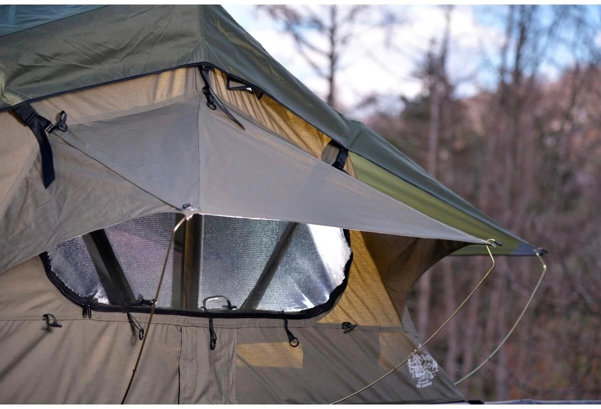 Campwerk Adventure Dachzelt Inkl. Matratzenunterlage, Oliv 4 Campwerk Adventure Dachzelt Inkl. Matratzenunterlage, Oliv – Bild 4