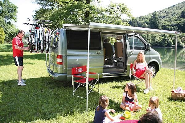 Fiamma F45S Markise Titanium, 260cm, Royal Grey, VW T5/T6 California 2 Fiamma F45S Markise Titanium, 260cm, Royal Grey, VW T5/T6 California – Bild 2