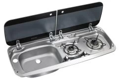 Dometic HSG 2370 L Kocher-Spülenkombination, Becken Links, 30mbar