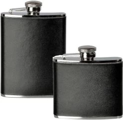 BasicNature Flachmann, Edelstahl