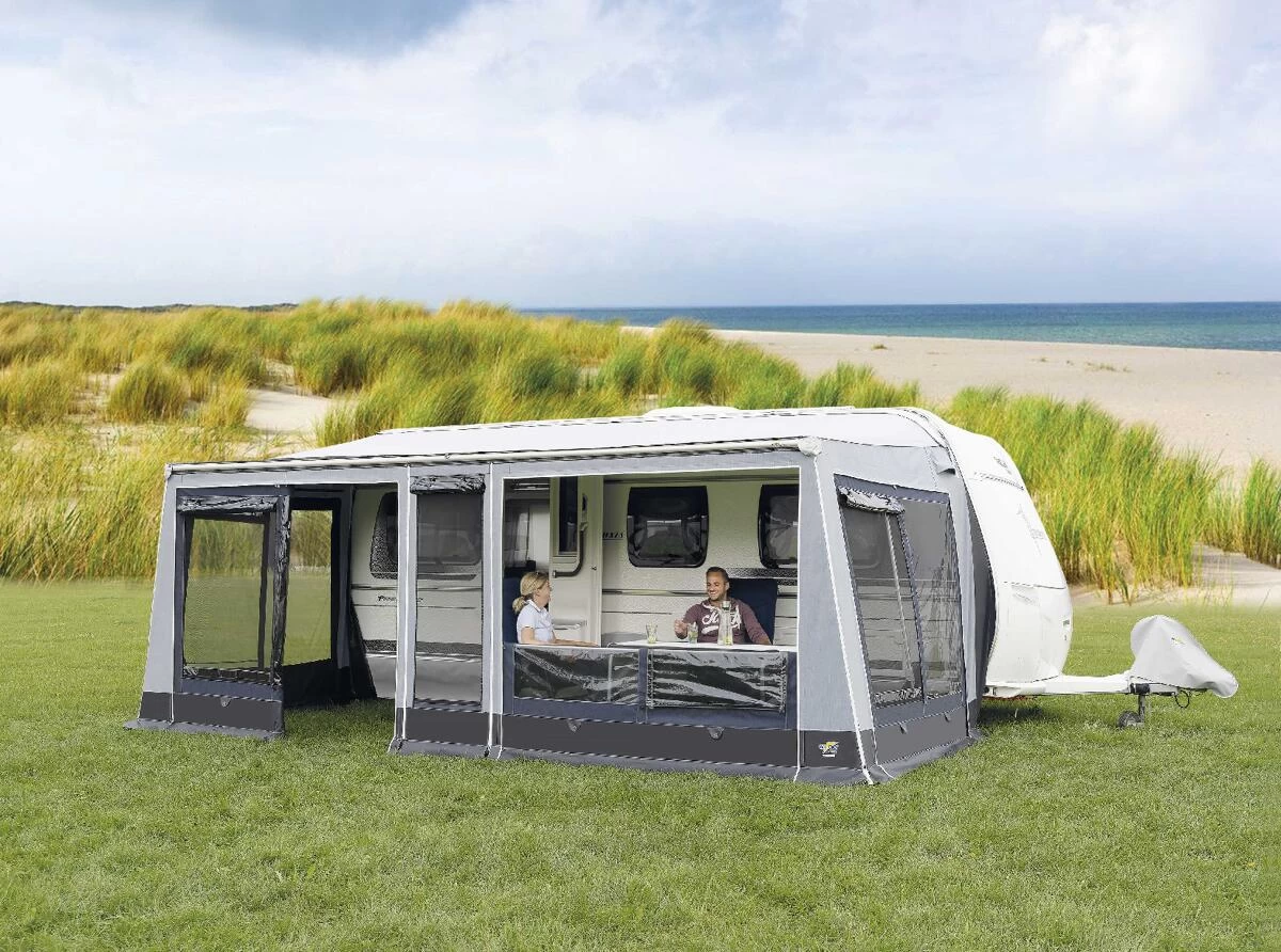 WIGO Rolli Plus Lounge Markise Inkl. Vorzelt 2 WIGO Rolli Plus Lounge Markise Inkl. Vorzelt – Bild 2