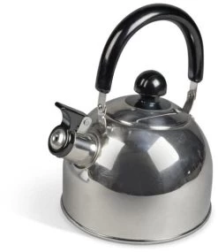 Kampa Polly Flötenkessel, Edelstahl, 2L