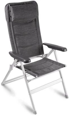 Dometic Luxury Modena Campingstuhl, 63x85x122cm, Grau