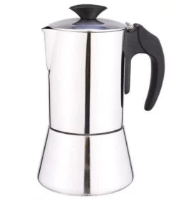 Camp4 Bienno Deluxe Espressokocher, Edelstahl, 6 Tassen