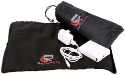 Outchair Heizkissen, 40x30cm, Schwarz