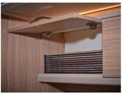 KiiPER MiNi Komplettset Ablagenetz, Einbaubreite 400 X H130mm, Schwarz Liniert -Campingausrüstung Geschäft 51947 2