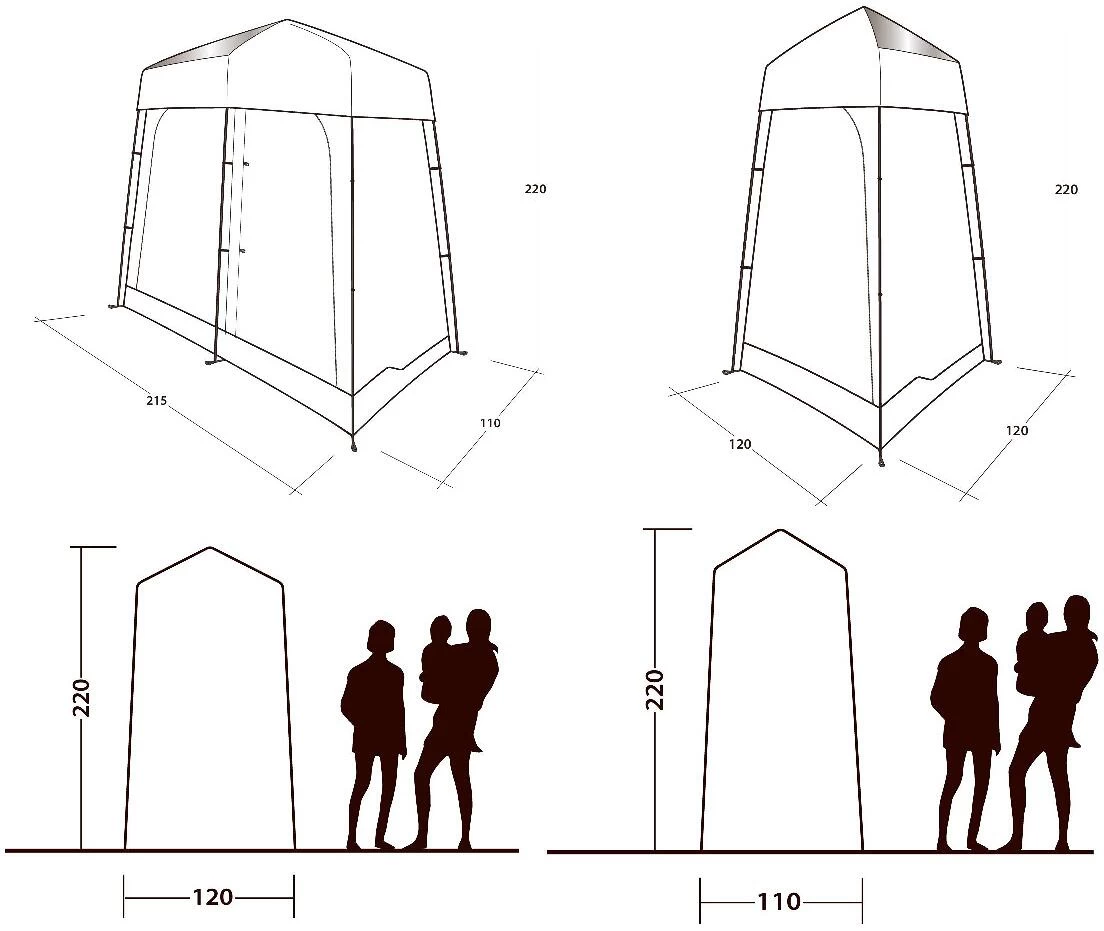 Outwell Seahaven Komfortstation Toilettenzelt 11 Outwell Seahaven Komfortstation Toilettenzelt – Bild 11