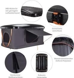 KingCamp Castiglio Ncello Dachzelt Mit Hartschale -Campingausrüstung Geschäft 5390 6