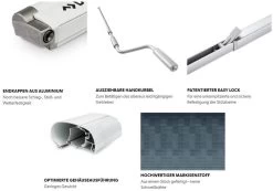 Dometic Perfect Roof 2500 Markise -Campingausrüstung Geschäft 54 6