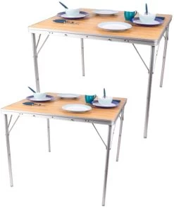 Camp4 Matera Campingtisch, Bambus