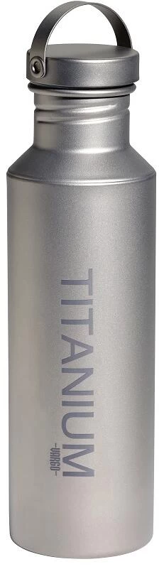 Vargo Titan Wasserflasche Mit Titandeckel, 0,65L, Silber