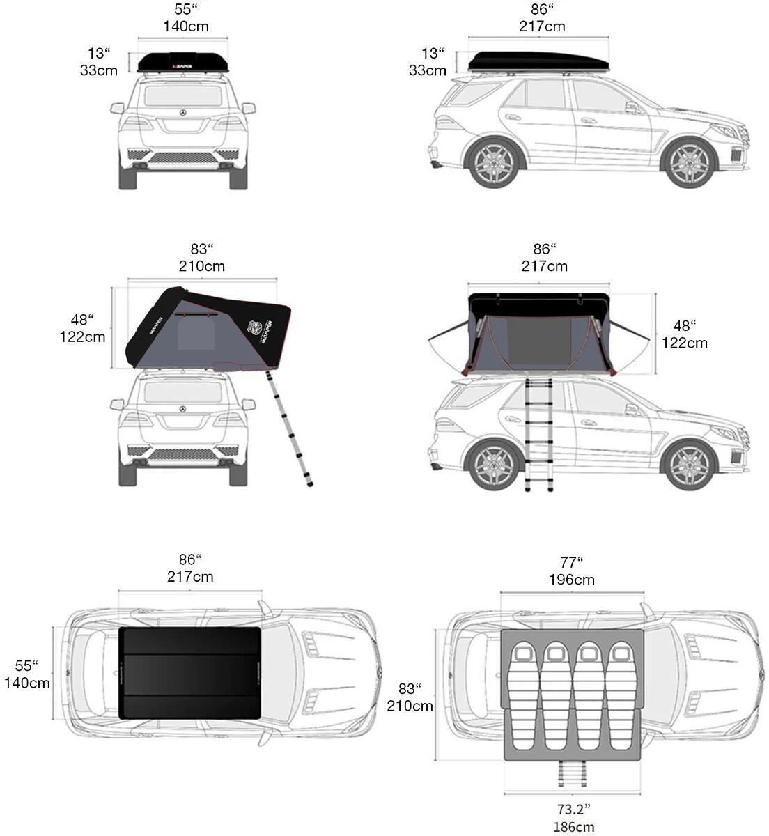 IKamper Skycamp 3.0 Dachzelt Mit Hartschale 13 IKamper Skycamp 3.0 Dachzelt Mit Hartschale – Bild 13