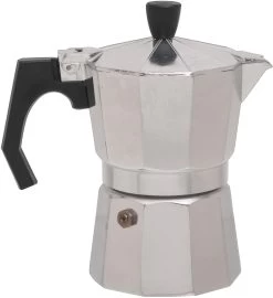 Relags BasicNature Bellanapoli Espresso-Maker, Alu Natur, 9-Tassen
