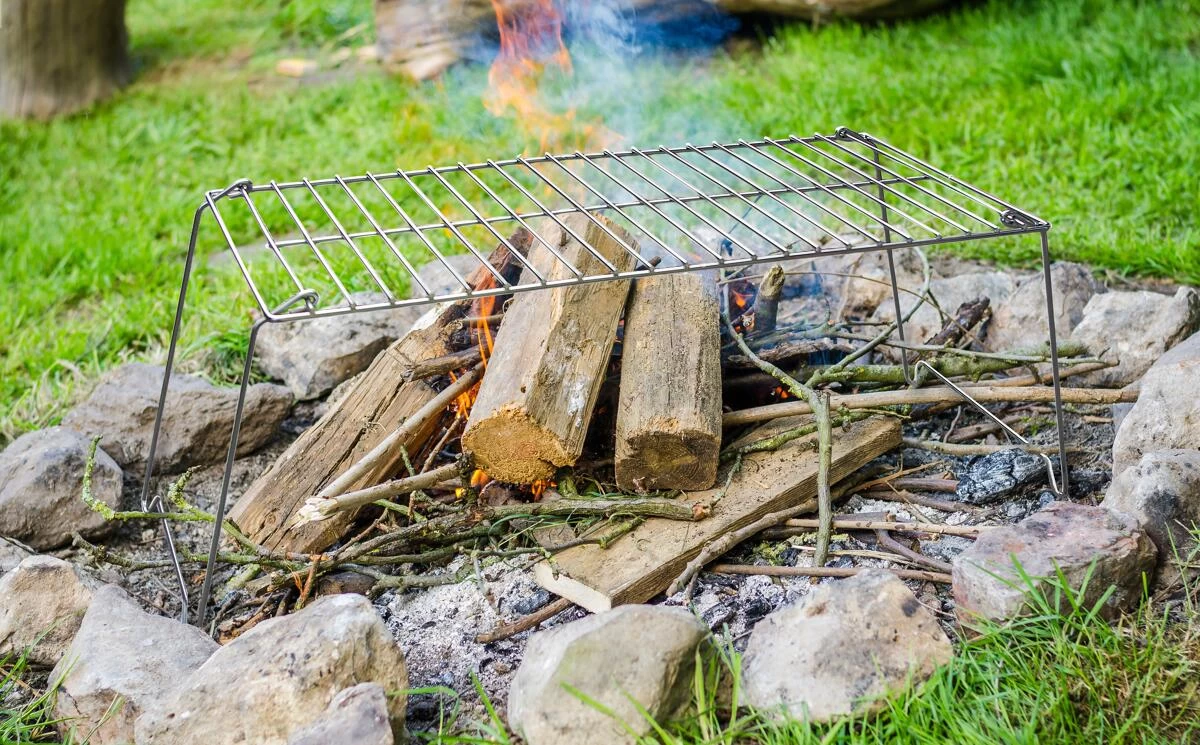 BasicNature XL Klappgrill, 60x30cm 2 BasicNature XL Klappgrill, 60x30cm – Bild 2