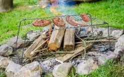 BasicNature XL Klappgrill, 60x30cm 5 BasicNature XL Klappgrill, 60x30cm -Campingausrüstung Geschäft 58887 2