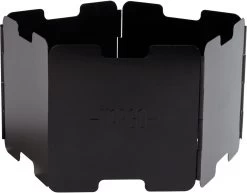 Vargo Aluminium Windschutz, Schwarz