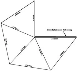 Prime Tech Wing 270° Markise, Beifahrerseite -Campingausrüstung Geschäft 6026 6