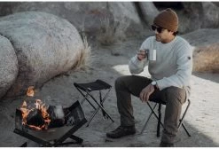 Primus Campfire Hocker, Schwarz, 31x35x35cm -Campingausrüstung Geschäft 60448 0 5