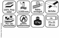 Reimo UniVan Air Heckzelt, 250x300cm 11 Reimo UniVan Air Heckzelt, 250x300cm -Campingausrüstung Geschäft 60450 5