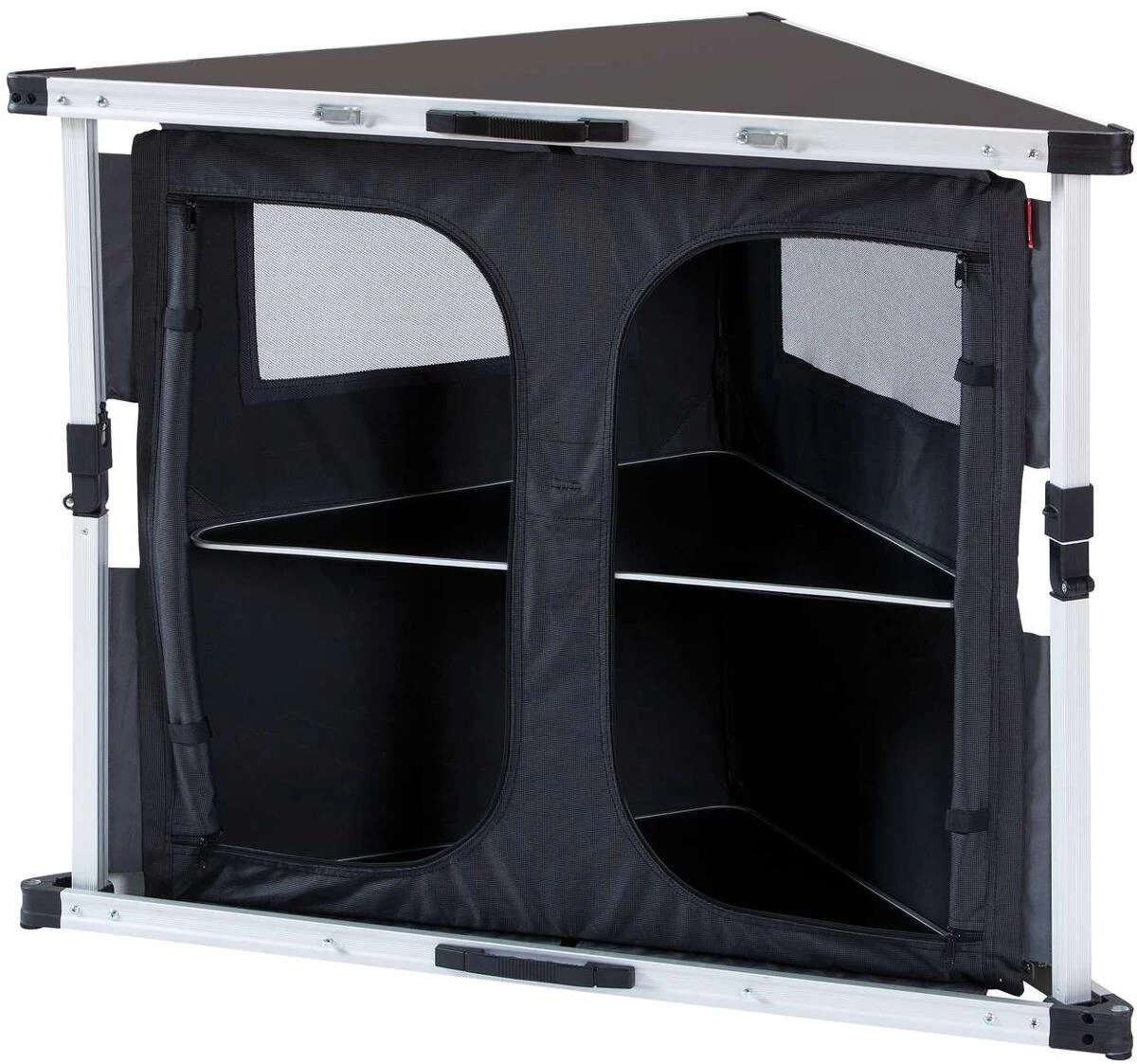 Isabella Corner Eckschrank, Faltbar, Dunkelgrau 1 Isabella Corner Eckschrank, Faltbar, Dunkelgrau