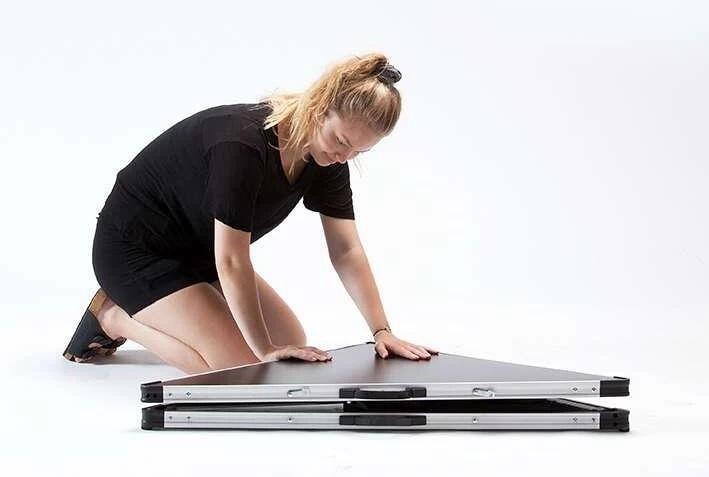 Isabella Corner Eckschrank, Faltbar, Dunkelgrau 2 Isabella Corner Eckschrank, Faltbar, Dunkelgrau – Bild 2