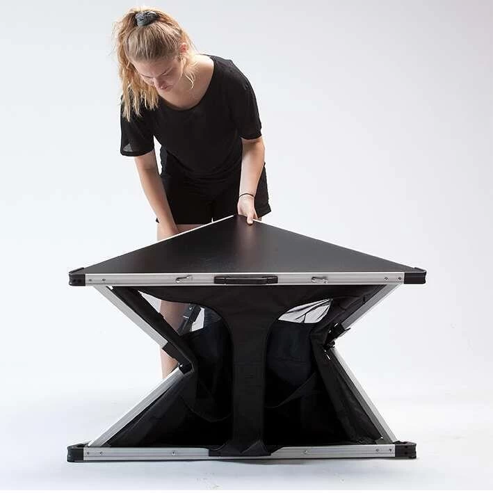 Isabella Corner Eckschrank, Faltbar, Dunkelgrau 3 Isabella Corner Eckschrank, Faltbar, Dunkelgrau – Bild 3