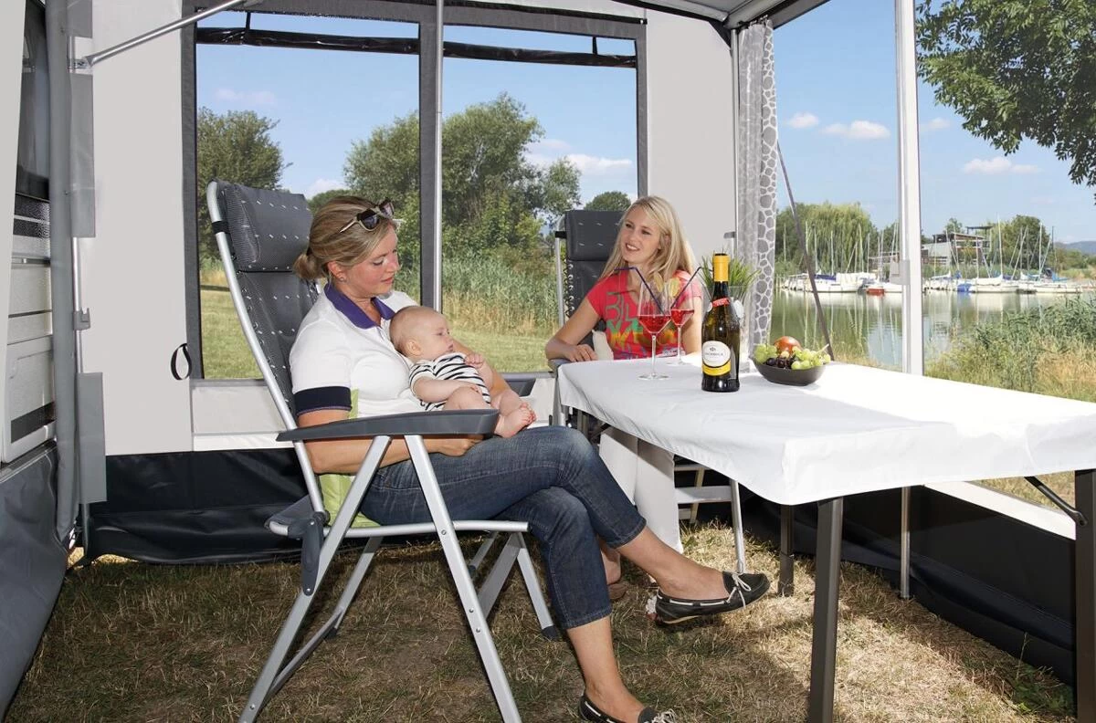 WIGO Rolli Premium Classic Seitenwand-Set, Grau 2 WIGO Rolli Premium Classic Seitenwand-Set, Grau – Bild 2