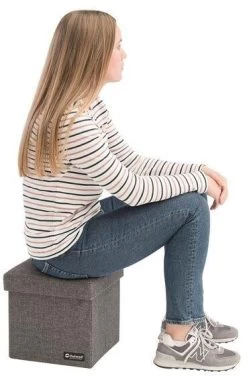 Outwell Cornillon Esstischstuhl-/Aufbewahrungskombination, Grau -Campingausrüstung Geschäft 6164 5